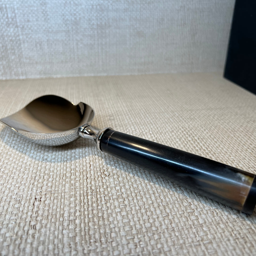
                  
                    Polished Nickel Ice Scoop w/
Horn Handle
                  
                