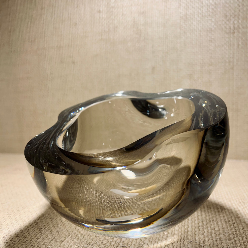 Viento Glass Bowl - Taupe