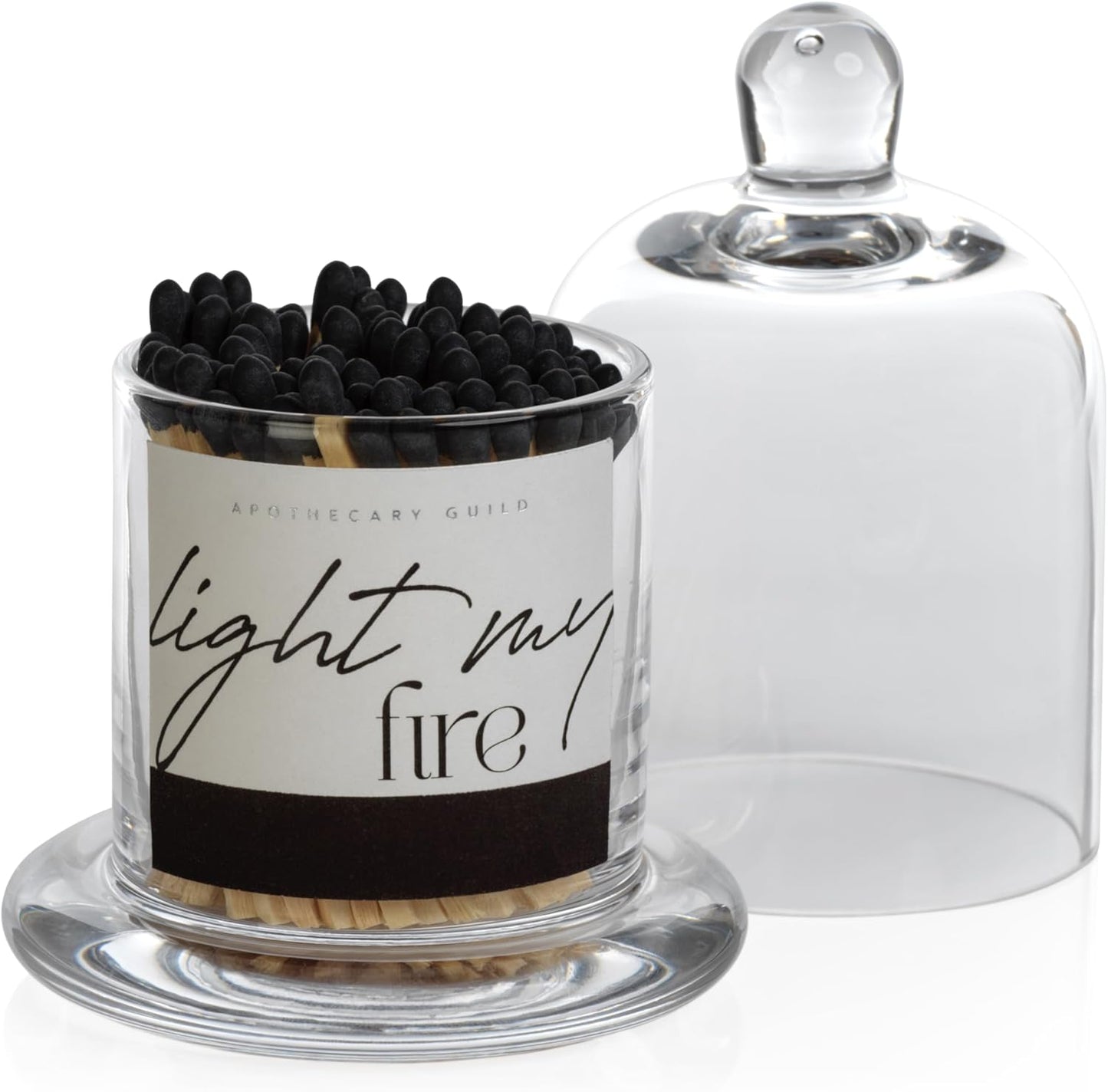 Light My Fire Matches w/ Glass Dome