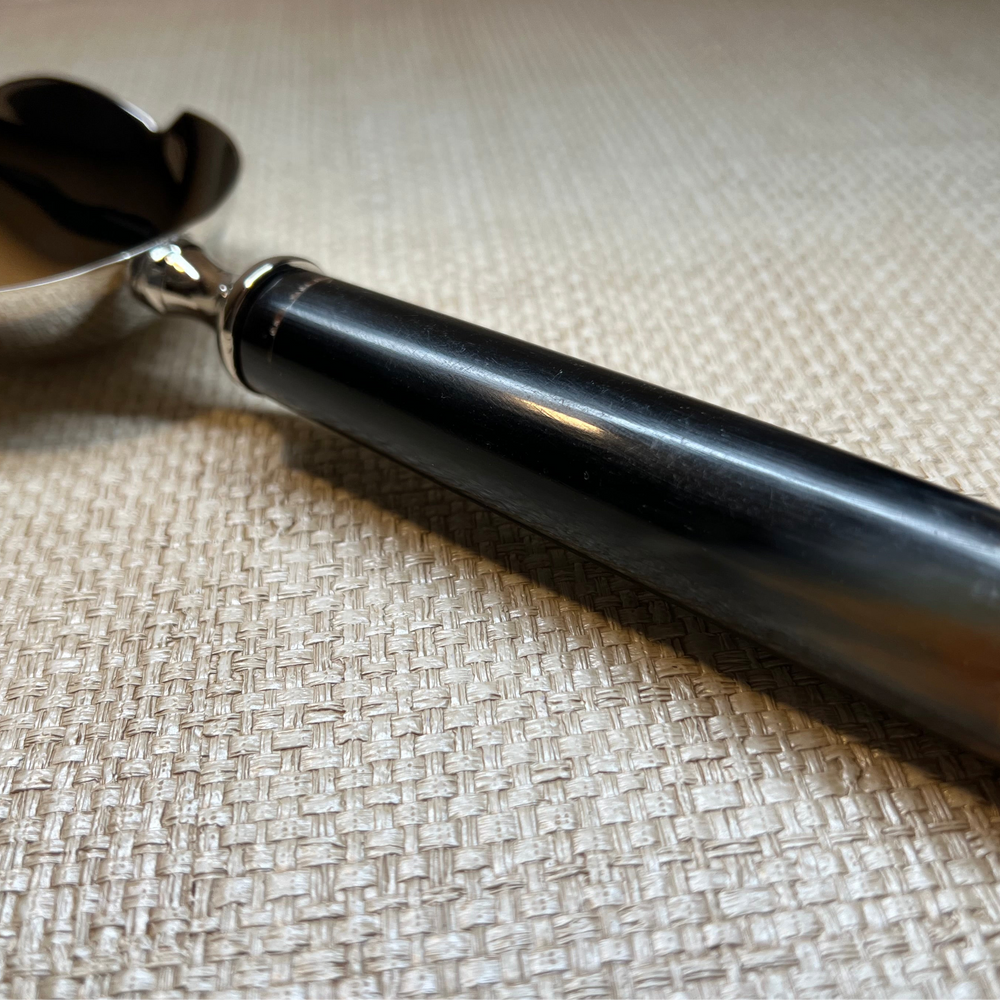 
                  
                    Polished Nickel Ice Scoop w/
Horn Handle
                  
                