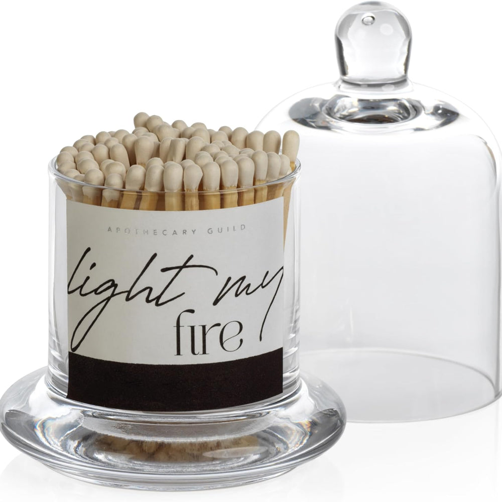 Light My Fire Matches w/ Glass Dome