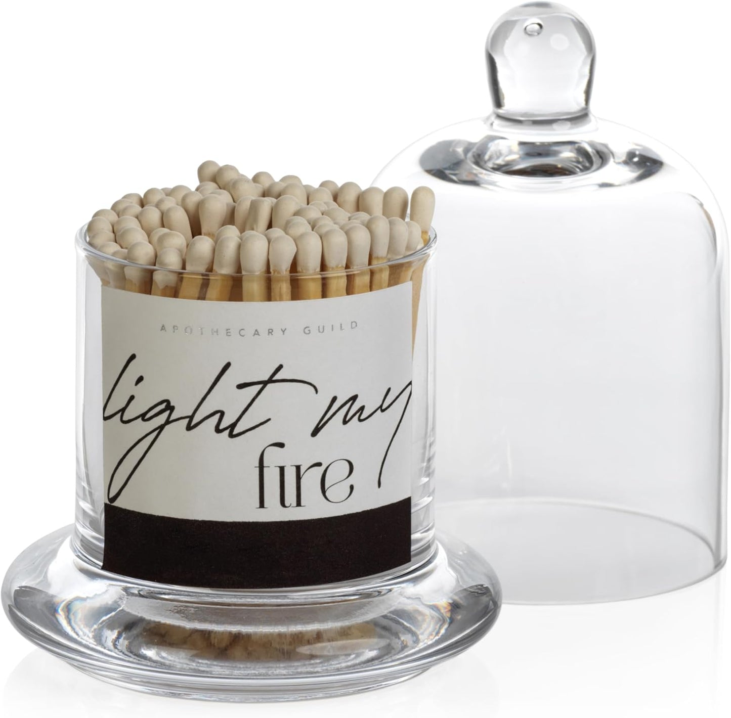 Light My Fire Matches w/ Glass Dome
