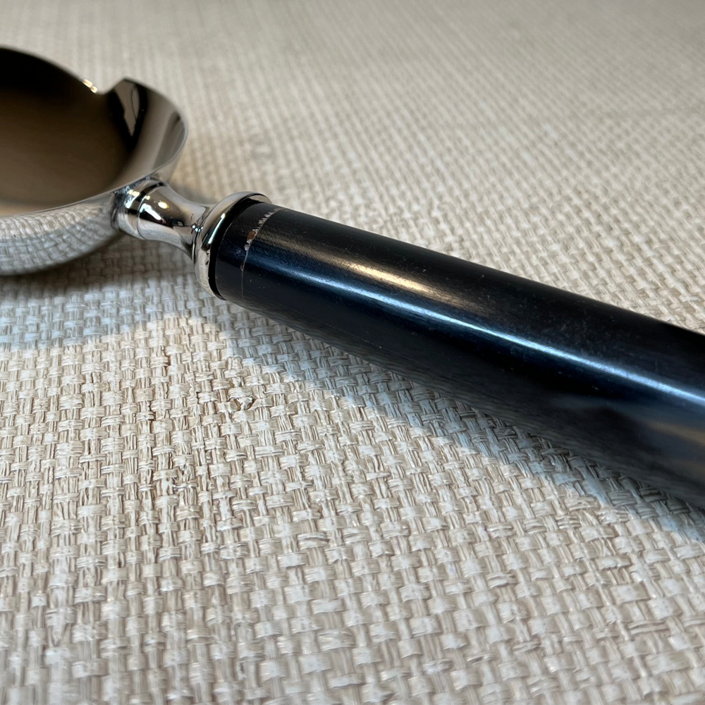 
                  
                    Polished Nickel Ice Scoop w/
Horn Handle
                  
                