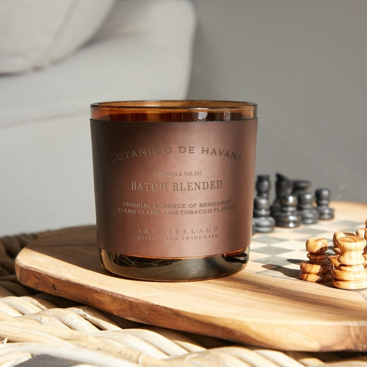 Botanical Letter Press Candle