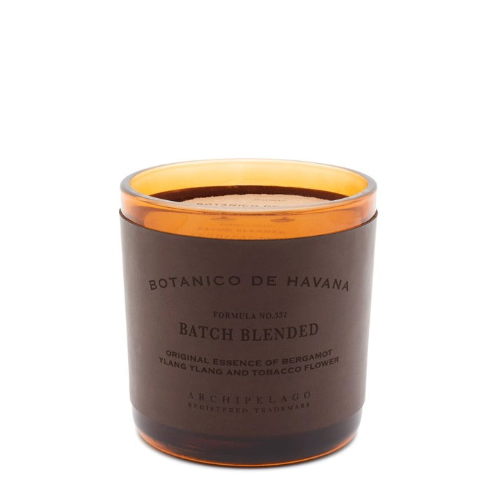 Botanical Letter Press Candle