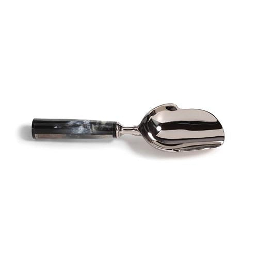 
                  
                    Polished Nickel Ice Scoop w/
Horn Handle
                  
                