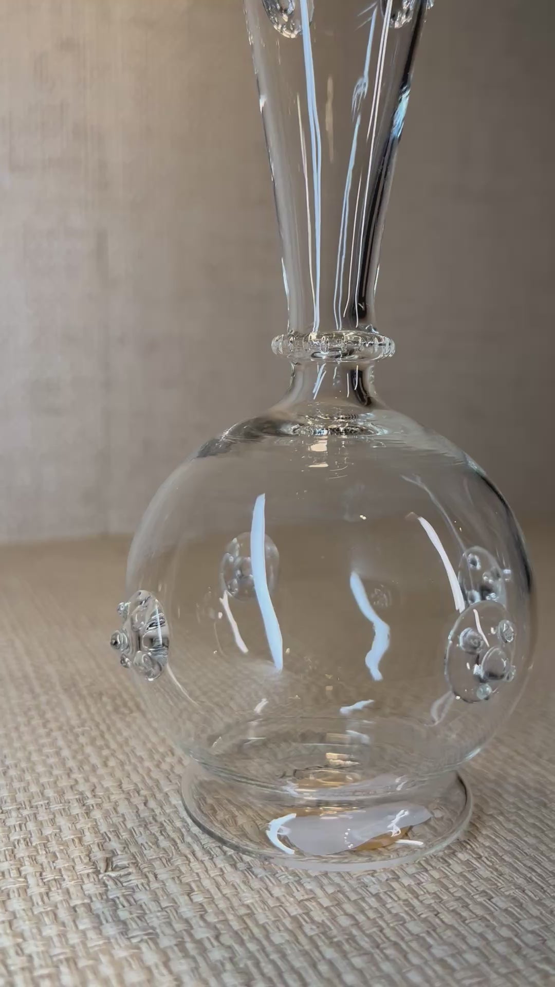 Vendome Glass Vase, 7.75